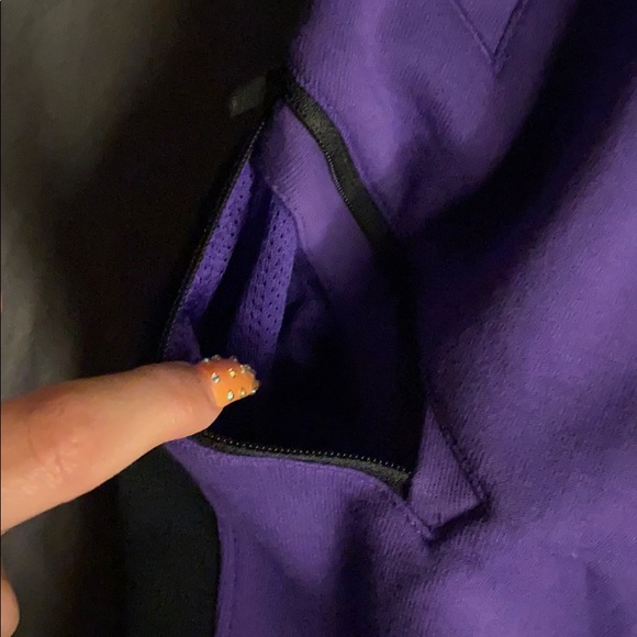 Nike sweatpants purple and black size small - Picture 6 of 12